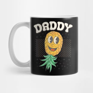 Upside Down Pineapple 70S 80S Swinger Daddy Men Mug